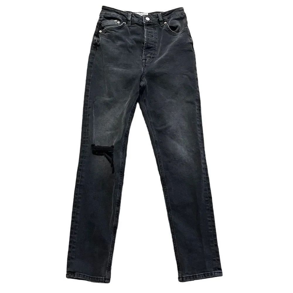 Free people Black High Waisted skinny jeans size 28